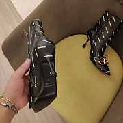 Balenciaga Ankle Leather Black Boot - 5