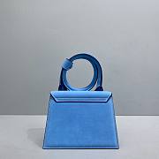 Jacquemus Le Chiquito Noeud Blue Size 18x15.5x8 cm  - 3