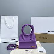 Jacquemus Le Chiquito Noeud Purple Size 18x15.5x8 cm  - 1