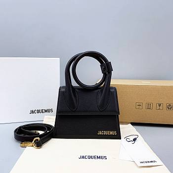 Jacquemus Le Chiquito Noeud Black Size 18x15.5x8 cm