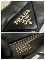 Prada System Nappa Patchwork Shoulder Bag Black Size 21 x 15 x 6.5 cm - 5