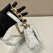 Prada System Nappa Patchwork Shoulder Bag white Size 21 x 15 x 6.5 cm - 3