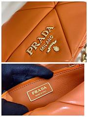 Prada System Nappa Patchwork Shoulder Bag Orange  Size 21 x 15 x 6.5 cm - 2