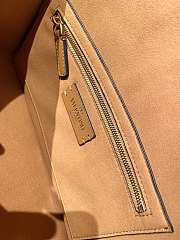 Valentino Garavani - Crystal Embellished Roman Stud Shoulder Bag In Orange Light 24 x 16 x 8 cm - 6