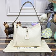  Louis Vuitton CarryAll PM Monogram Empreinte Cream 68123192 Size 30 x 24 x 12 cm - 1