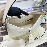  Louis Vuitton CarryAll PM Monogram Empreinte Cream 68123192 Size 30 x 24 x 12 cm - 5