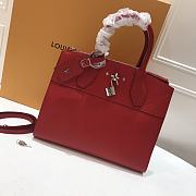 Louis Vuitton City Steamer Handbag Leather MM Red M51026 Size 31 x 26.5 x 12 cm - 1