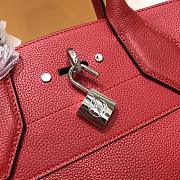 Louis Vuitton City Steamer Handbag Leather MM Red M51026 Size 31 x 26.5 x 12 cm - 6