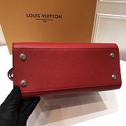 Louis Vuitton City Steamer Handbag Leather MM Red M51026 Size 31 x 26.5 x 12 cm - 2