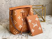 Louis Vuitton NeoNoe Monogram Empreinte Bucket Bag Brown 26x26x 17.5 cm  - 4
