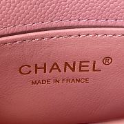 Chanel Mini Boy Messenger Bag Pink Light AS3315 size 15x9.5x4.5 cm - 3