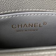 Chanel Mini Boy Messenger Bag Gray AS3315 size 15x9.5x4.5 cm - 5