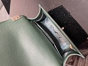 Chanel Boy Bag Silver Hardware Green Bag 67085 Size 20cm - 5