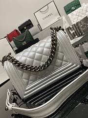 Chanel Boy Bag Silver Hardware Bag 67085 Size 20cm - 4