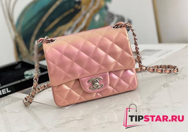 Chanel Flap Mini Pink Size 17 cm - 1
