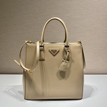 Prada Galleria Saffiano leather Beige bag 1BA304 Size 33x34x15 cm
