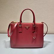 Prada Galleria Saffiano leather Red bag 1BA304 Size 33x34x15 cm - 1