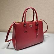 Prada Galleria Saffiano leather Red bag 1BA304 Size 33x34x15 cm - 6