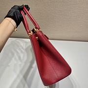 Prada Galleria Saffiano leather Red bag 1BA304 Size 33x34x15 cm - 3