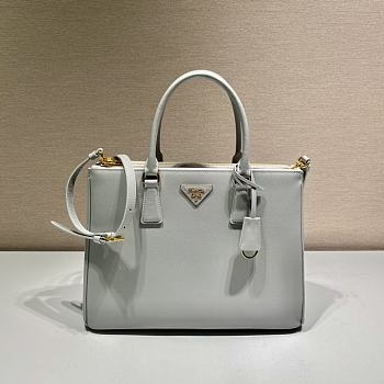 Prada Galleria Saffiano leather Grey bag 1BA304 Size 33x34x15 cm