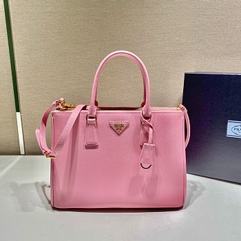 Prada Galleria Saffiano leather Pink bag 1BA304 Size 33x34x15 cm