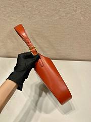 Prada Cleo Brushed Leather Shoulder Brow Bag Size 27x19x5 cm - 6