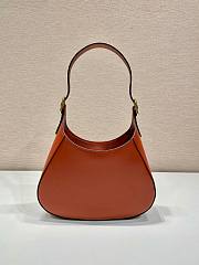 Prada Cleo Brushed Leather Shoulder Brow Bag Size 27x19x5 cm - 3