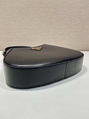 Prada Cleo Brushed Leather Shoulder Black Bag Size 27x19x5 cm - 6