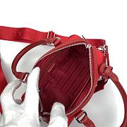 Prada Re-Edition 2005 Nylon Boston Portuton Red - 1BB846 - Size 20 x 11.5 x 11 cm - 4