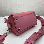 Prada Cleo Brushed Leather Shoulder Pink Bag Size 27x19x5 cm - 6
