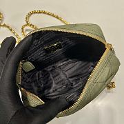Prada Paffuto Padded Shoulder Bag Olive 1BD632 Size 19 x 14 x 6 cm - 5