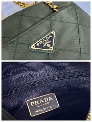 Prada Paffuto Padded Shoulder Bag Olive 1BD632 Size 19 x 14 x 6 cm - 3