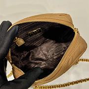 Prada Paffuto Padded Shoulder Bag Beige 1BD632 Size 19 x 14 x 6 cm - 6