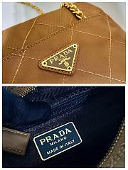 Prada Paffuto Padded Shoulder Bag Beige 1BD632 Size 19 x 14 x 6 cm - 4
