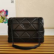 Prada Spectrum Shoulder Black Bag 1BD231 Size 18.5 x 9 x 27 cm - 1