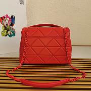 Prada Spectrum Shoulder Red Bag 1BD231 Size 18.5 x 9 x 27 cm - 4