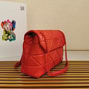 Prada Spectrum Shoulder Red Bag 1BD231 Size 18.5 x 9 x 27 cm - 3