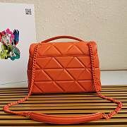 Prada Spectrum Shoulder Orange Bag 1BD231 Size 18.5 x 9 x 27 cm - 6