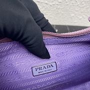 Prada Re-Edition 2000 Sequined Re-Nylon Mini-Bag Purple 1NE515 Size 22x17x6 cm - 2