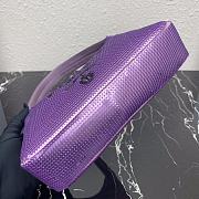 Prada Re-Edition 2000 Sequined Re-Nylon Mini-Bag Purple 1NE515 Size 22x17x6 cm - 4