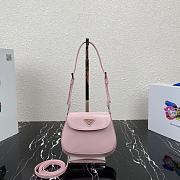 Prada Cleo Mini Pink Bag 1BH188 Size 14.5 x 3 x 17 cm - 1
