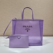 Prada Tote Purple Bag 1BG416 Size 36x 30x10 cm - 1