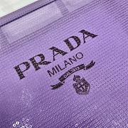 Prada Tote Purple Bag 1BG416 Size 36x 30x10 cm - 2