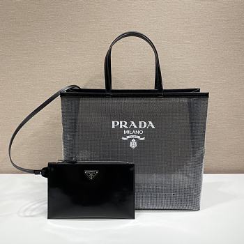 Prada Tote Black Bag 1BG416 Size 36x 30x10 cm