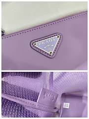 Prada Tote Purple Bag 1BG417 Size 20 x 22 x 8 cm  - 2