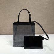 Prada Tote Black Bag 1BG417 Size 20 x 22 x 8 cm  - 4