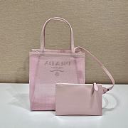 Prada Tote Pink Bag 1BG417 Size 20 x 22 x 8 cm  - 6