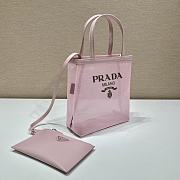 Prada Tote Pink Bag 1BG417 Size 20 x 22 x 8 cm  - 4