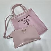 Prada Tote Pink Bag 1BG417 Size 20 x 22 x 8 cm  - 3