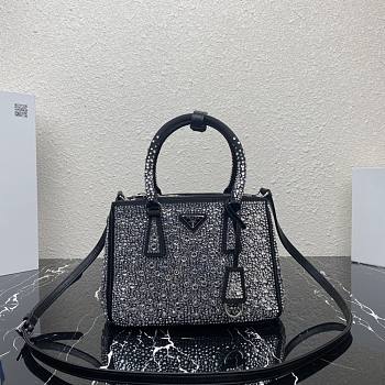 Prada Prada Galleria Saffiano leather small bag Black  1BA896 Size  24.5x16.5x11 cm